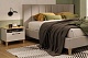 Спальня Нордвик 3, тип кровати Мягкие, цвет Дуб кендал, Белый - фото 3